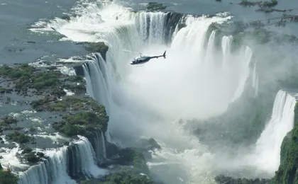 Iguassu Falls Brazil side with optional Macuco safari, helicopter flight, and Bird Park