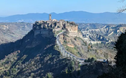 Orvieto and Civita E-Bike tour with private transfer from Rome