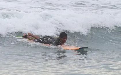 Surfing in Unawatuna