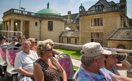 City Sightseeing hop-on hop-off bus tour of Oxford
