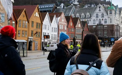 Walking tour in Bergen of the Past and Present