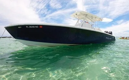 Half day private boat charter with captain in Miami