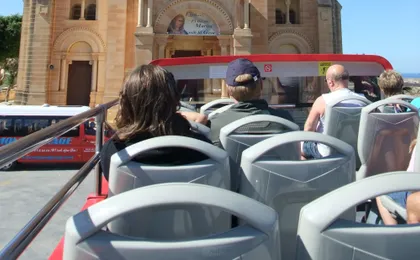 City Sightseeing hop-on hop-off bus tour of Gozo