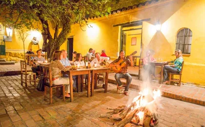 Salta historic folklore walking tour and traditional Peña