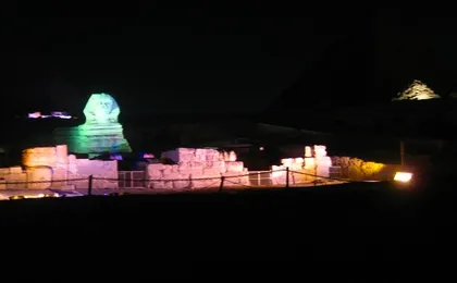 SOUND AND LIGHT SHOW AT THE PYRAMIDS