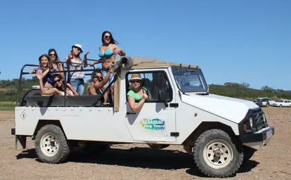 Sunset guided Jeep tour with dinner from Albufeira