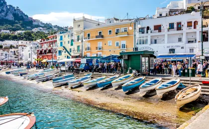 Capri and Anacapri from Amalfi Coast