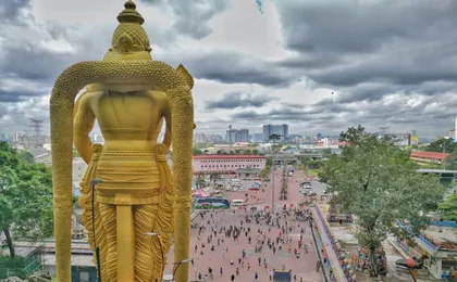 Batu Caves, Bukit Melawati and the fireflies private tour with dinner