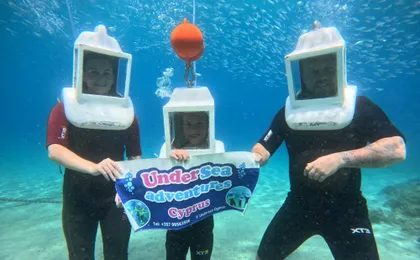 Cyprus underwater walking or scooter small-group tour
