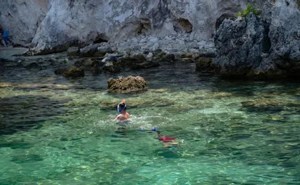 Boat trip from Corfu to Sivota with local lunch, Blue Lagoon and optional transfers